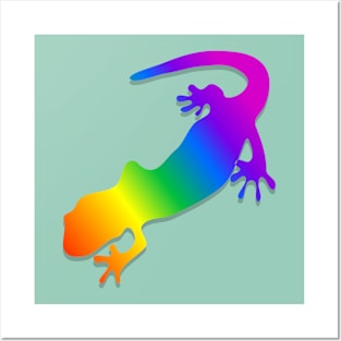 Rainbow Salamander Posters and Art